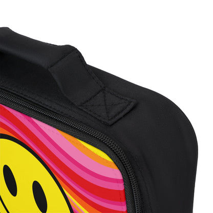 Lunch Bag Pink Happy Face