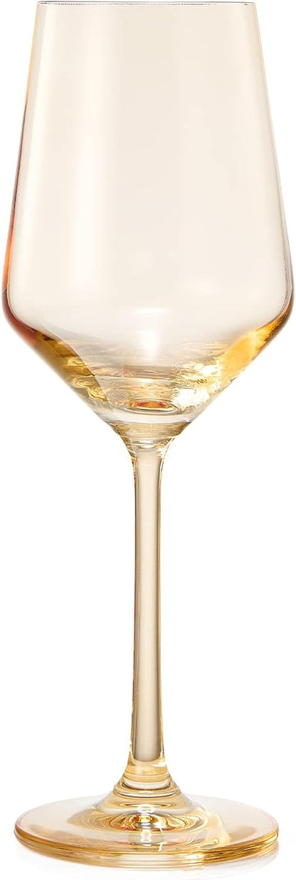 Make Your Own Set Wine Glass SINGLE, Muted Blue Colored Large 12 oz Glass, Unique Italian Style Tall for White & Red Wine, Mothers Day Gift, Set of 1 Beautiful Glassware (Midnight Blue)