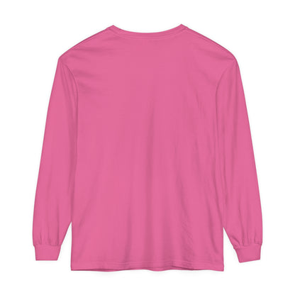 Unisex Garment-dyed Long Sleeve T-Shirt assorted images and colors!