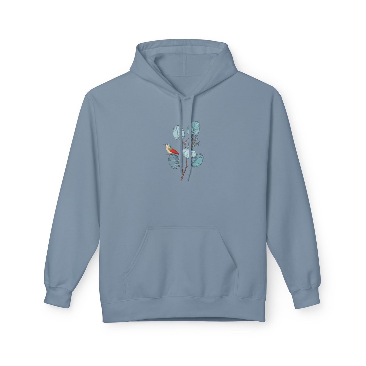 Unisex Midweight Softstyle Fleece Hoodie Vplants - Vogel