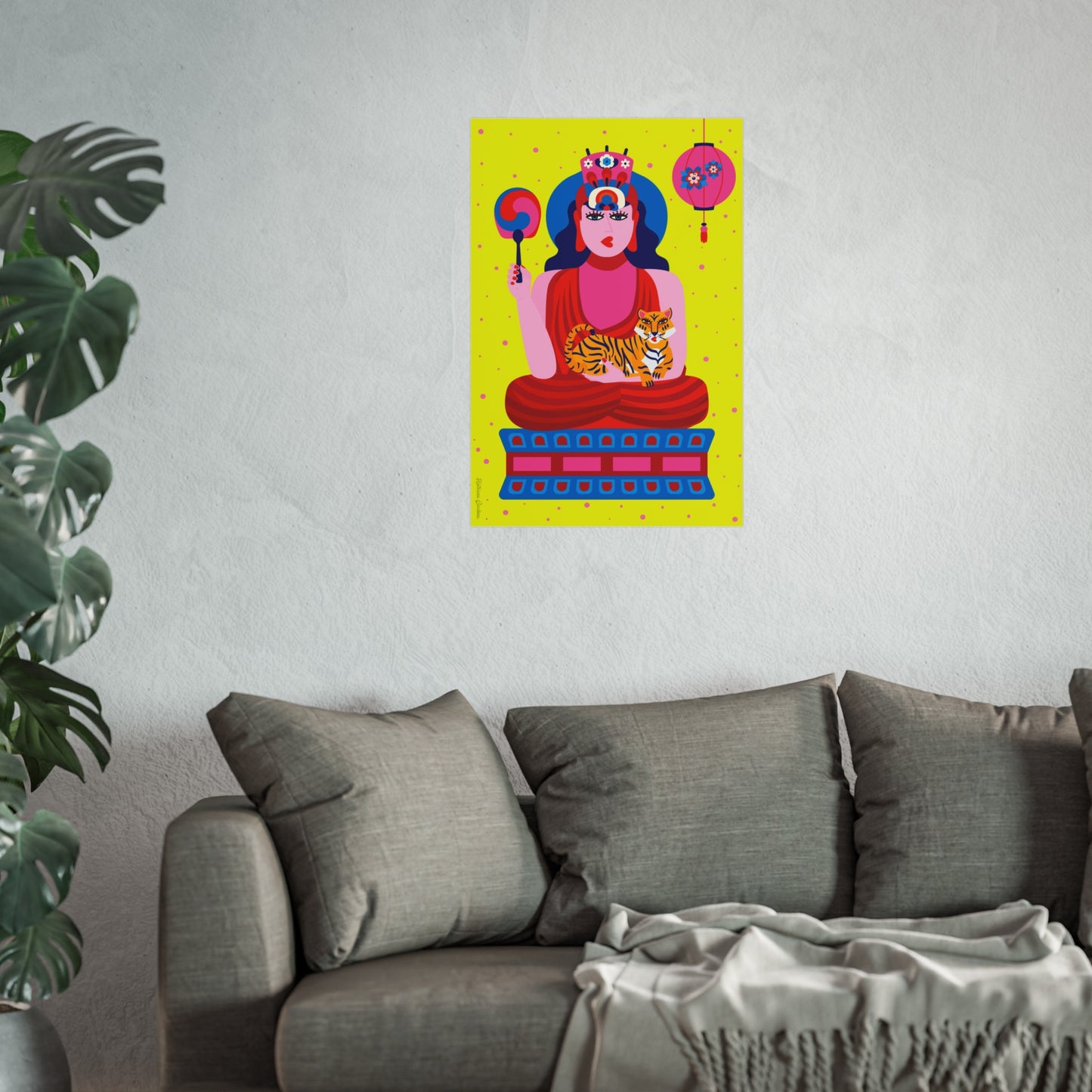 Giclée Fine Art Print  - Anyeong Korea - Buddha Statue, Seokguram Grotto