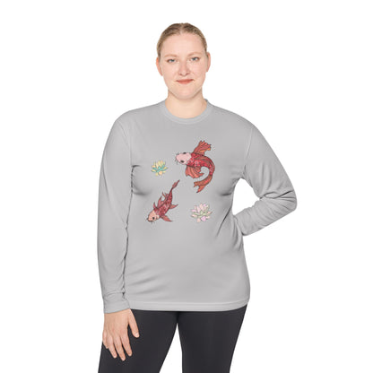 Unisex Langarmshirt Leicht Vplants - Koi