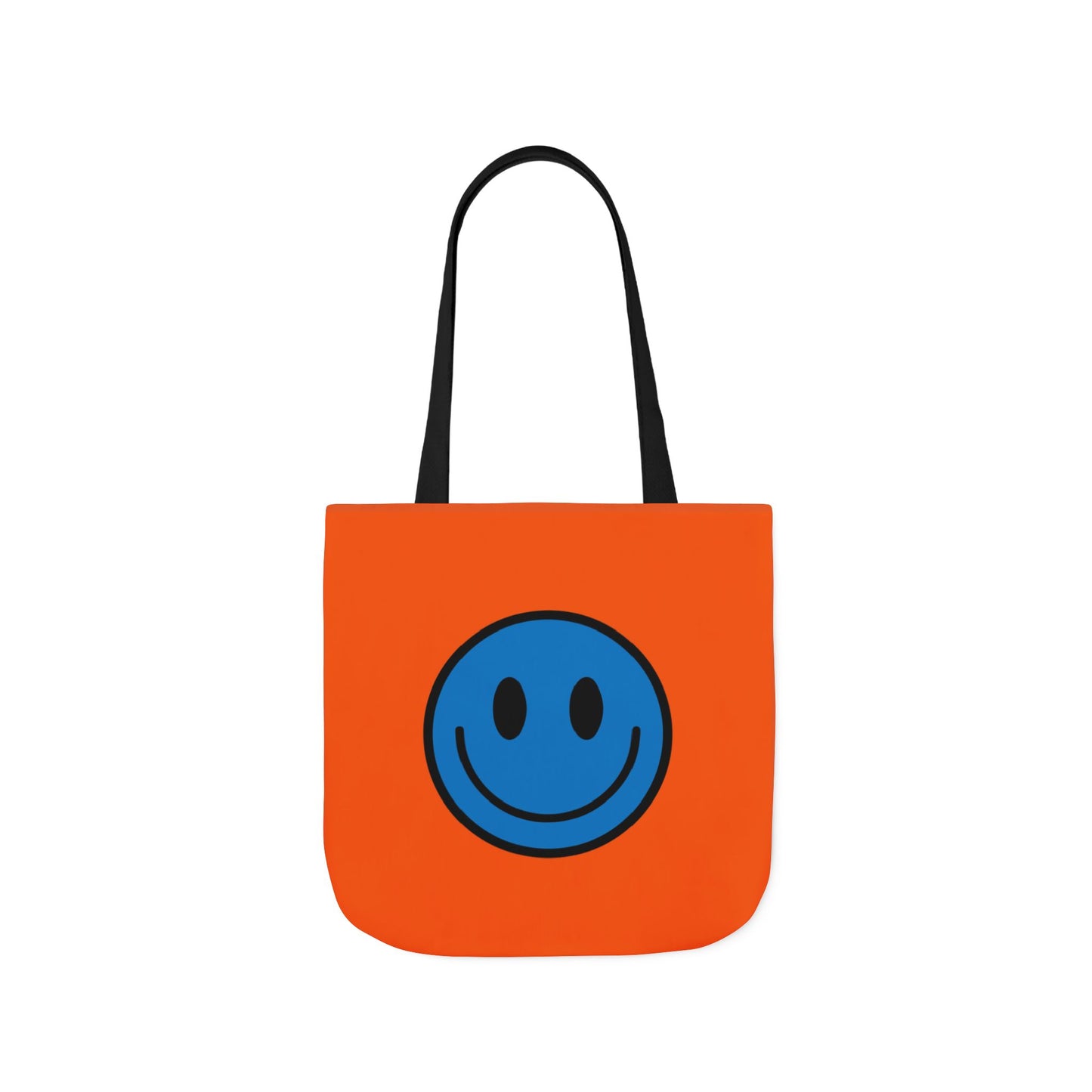 Happy Face Assorted Colors Canvas Tote Bag