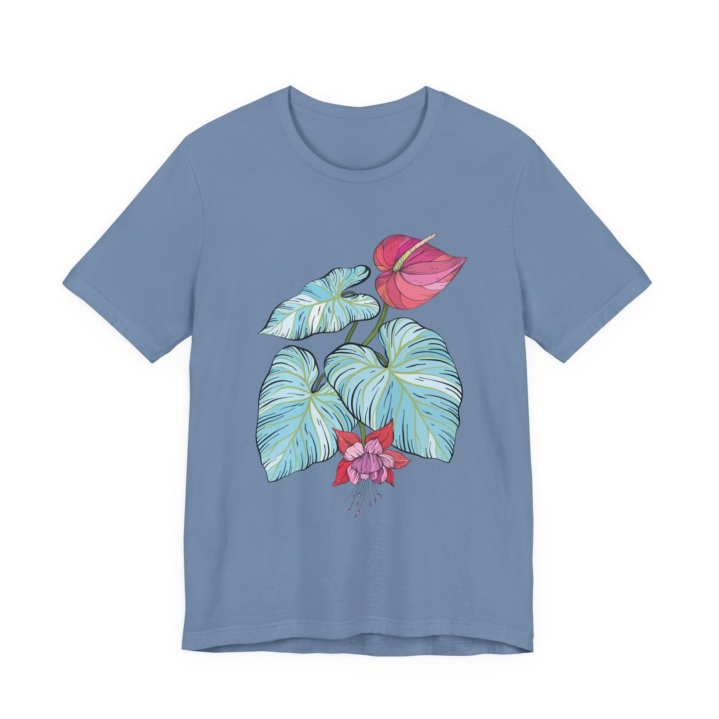 Unisex-Basic-T-Shirt | Bella + Canvas 300 - Vplants - CaLa Monstrera