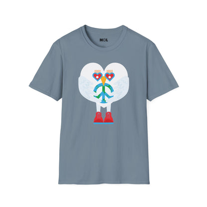 Peace & Love to the World Unisex Softstyle T-Shirt