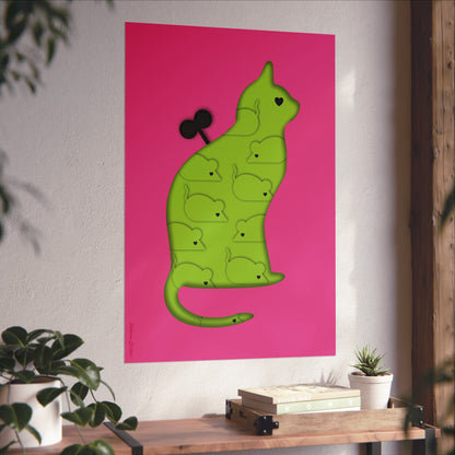 Giclée Fine Art Print  - Coexistence pink