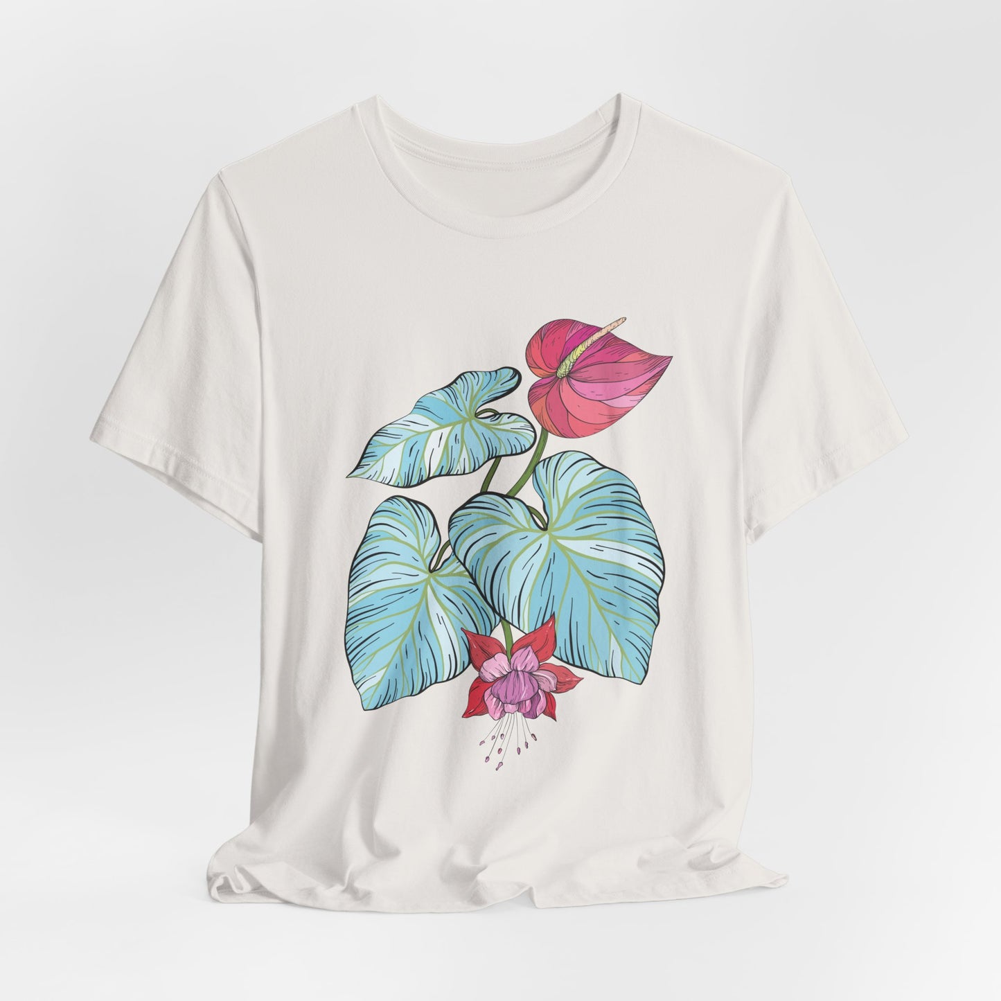 Unisex-Basic-T-Shirt | Bella + Canvas 300 - Vplants - CaLa Monstrera