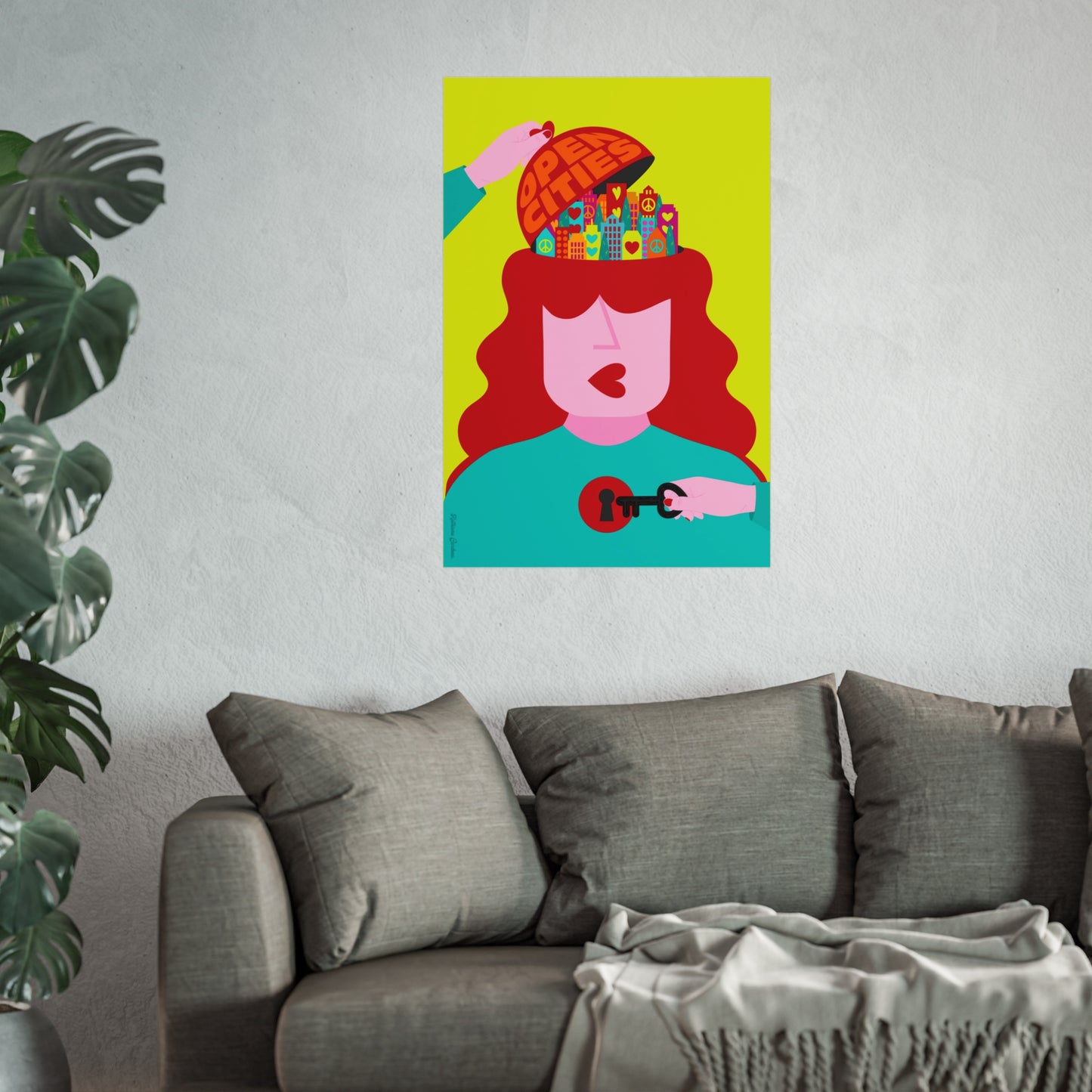 Impresión de bellas artes Giclée - Ciudades abiertas 