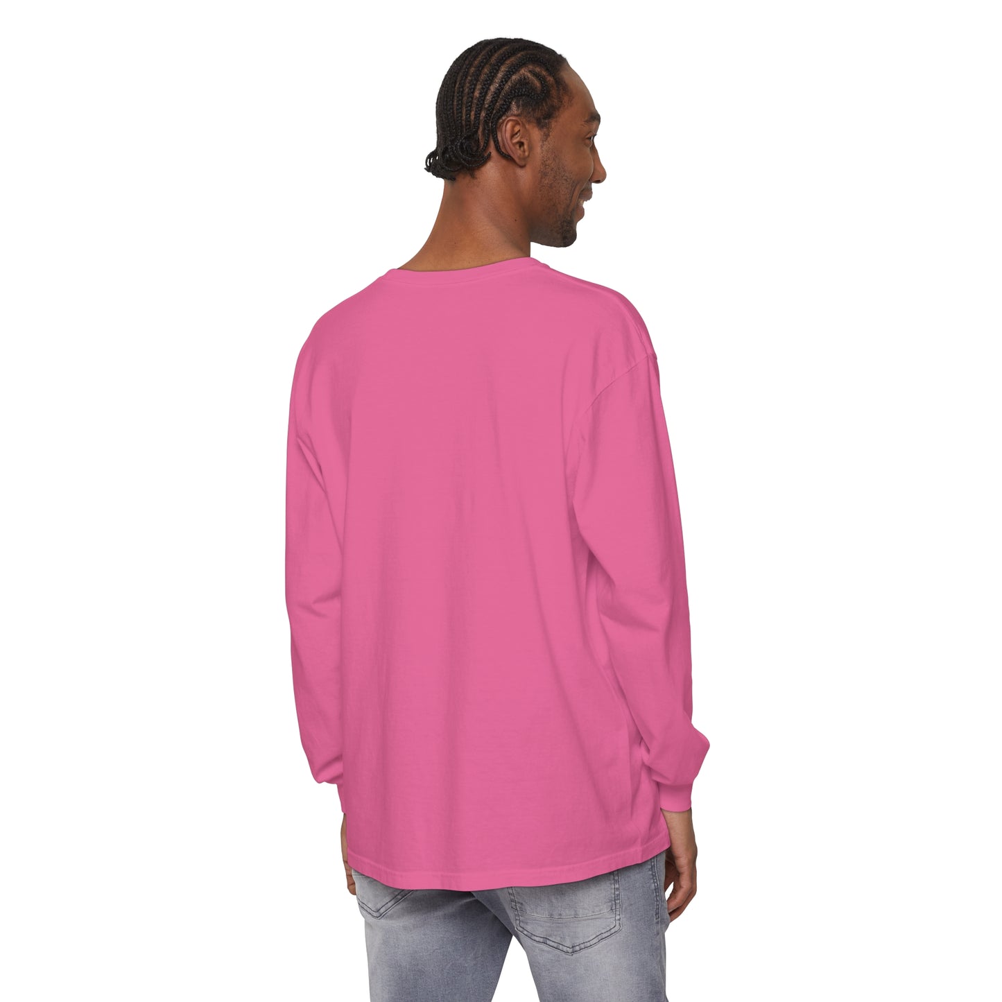Unisex Garment-dyed Long Sleeve T-Shirt assorted images and colors!