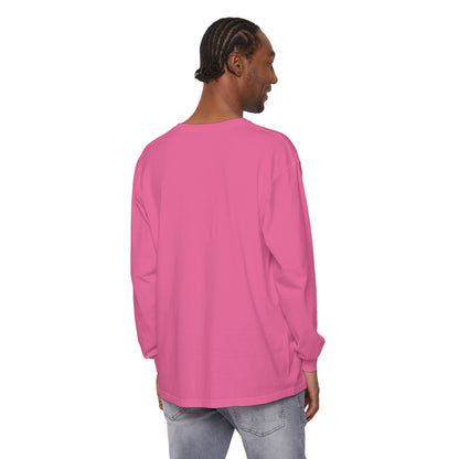 Unisex Garment-dyed Long Sleeve T-Shirt assorted images and colors!