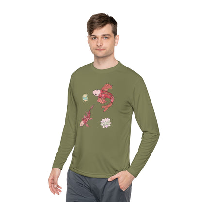 Unisex Langarmshirt Leicht Vplants - Koi