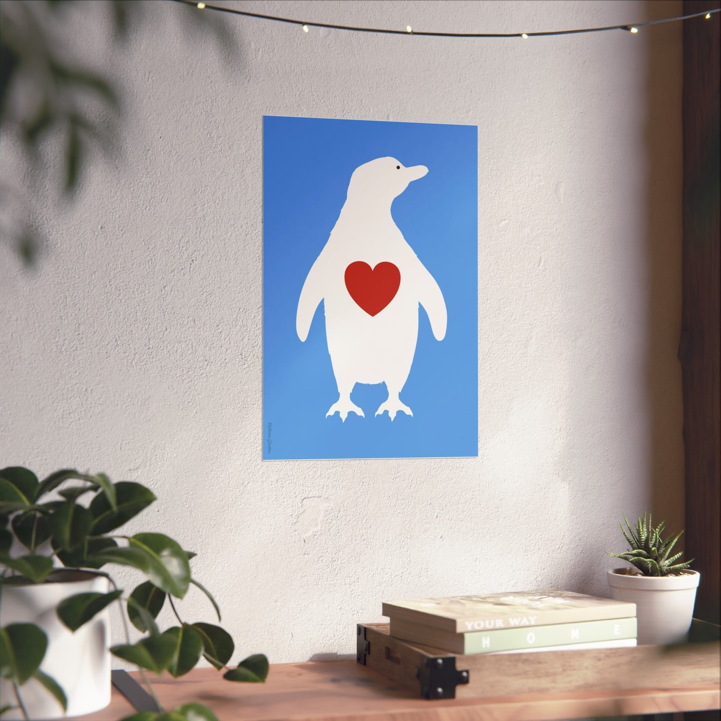 Giclée Fine Art Print - Save them, Penguin Galapagos