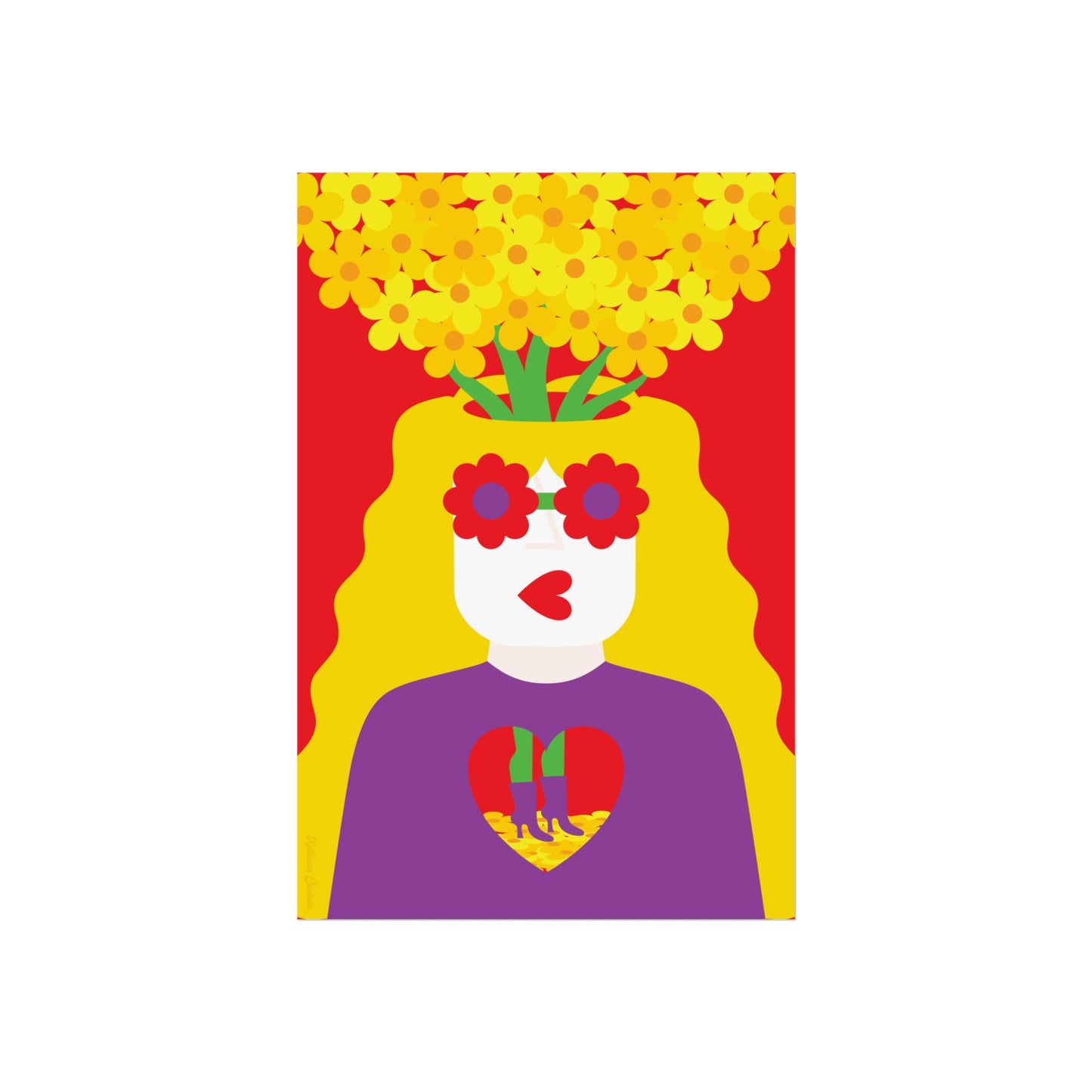 Giclée Fine Art Print  - Tree & Me - Araguaney