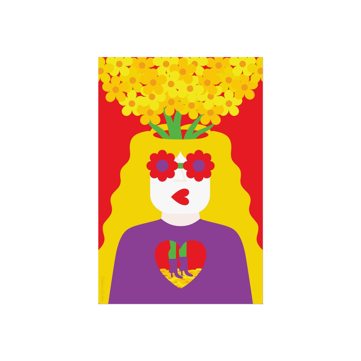 Giclée Fine Art Print  - Tree & Me - Araguaney