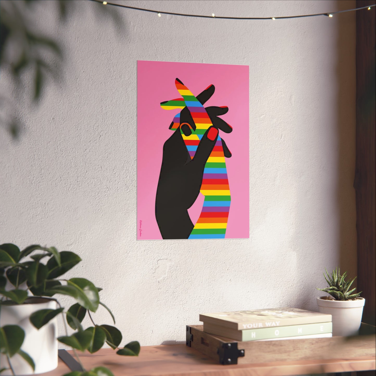 Giclée Fine Art Print - Aceptación Manos Lgbti 