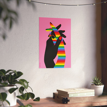 Giclée Fine Art Print - Aceptación Manos Lgbti 