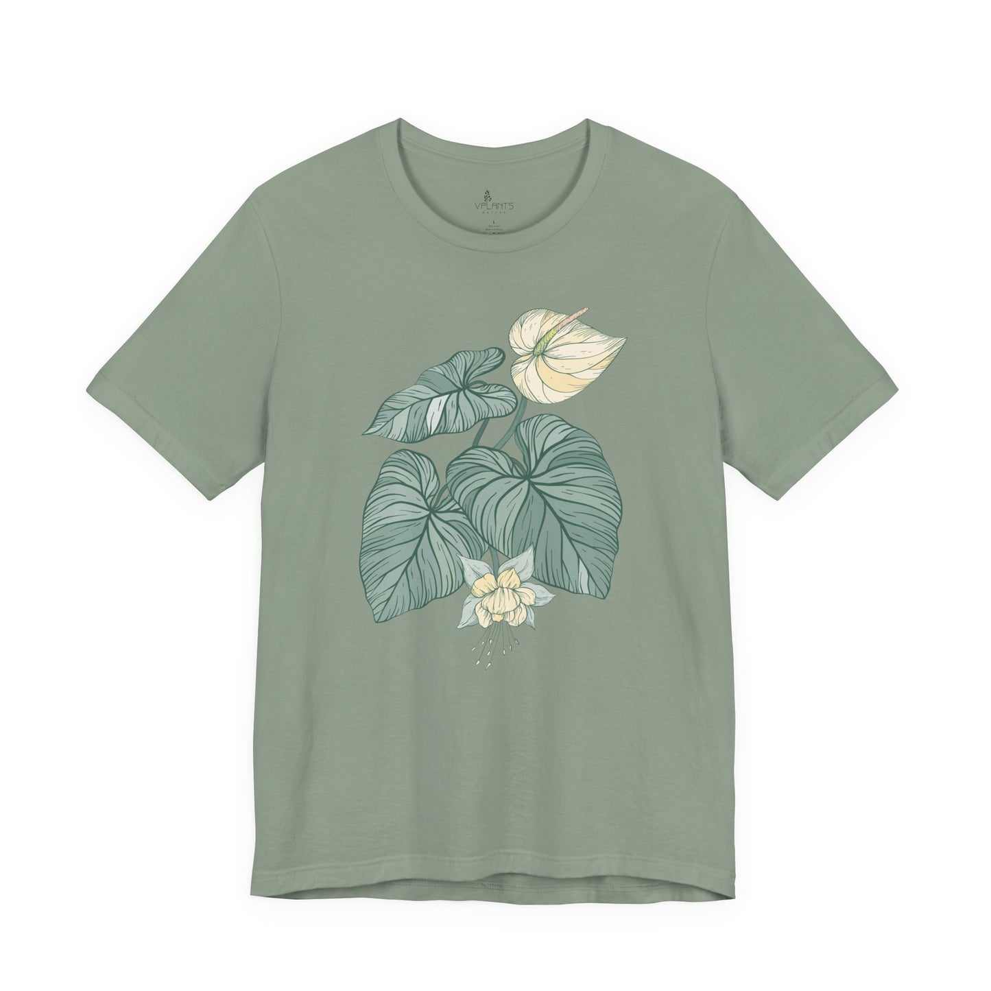 Unisex Basic T-Shirt | Bella + Canvas 300 - Vplants Monstera