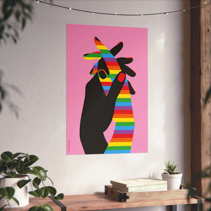 Giclée Fine Art Print - Aceptación Manos Lgbti 