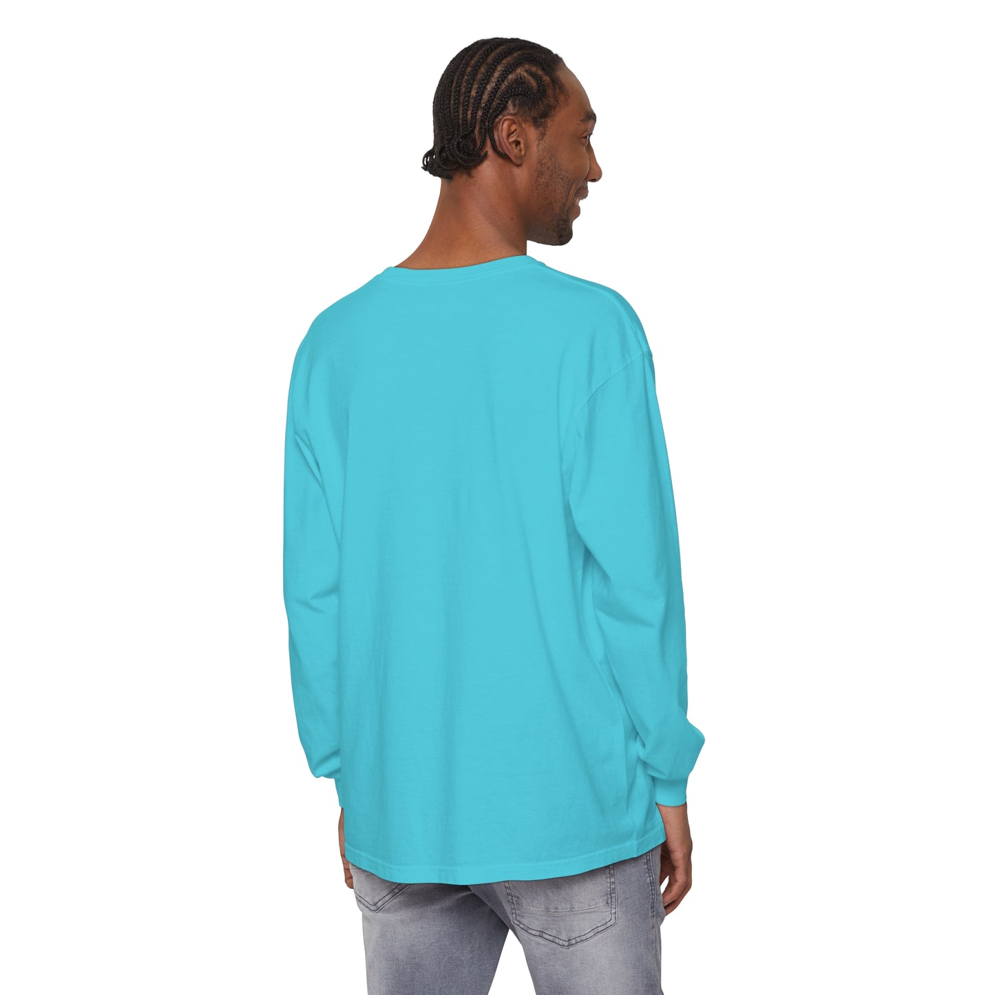 Unisex Garment-dyed Long Sleeve T-Shirt assorted images and colors!