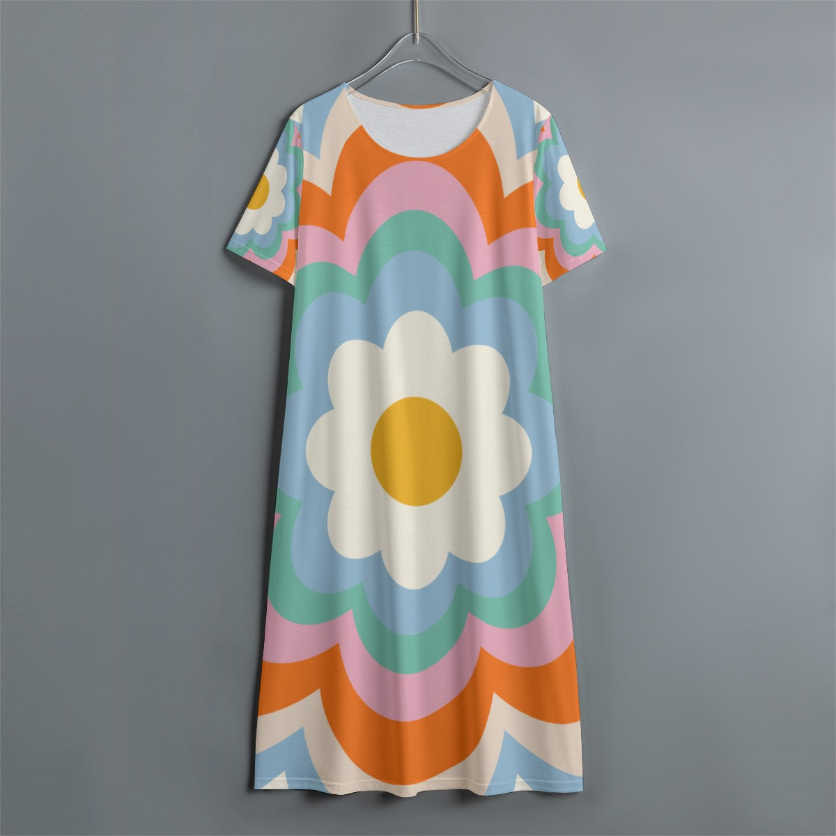 Women's Dress With Short Sleeve