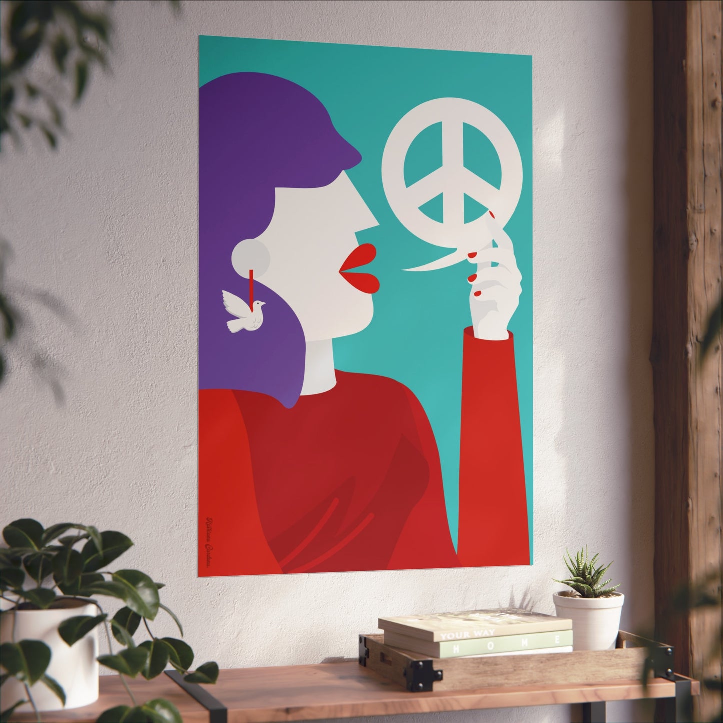Giclée Fine Art Print - Habla tu paz 