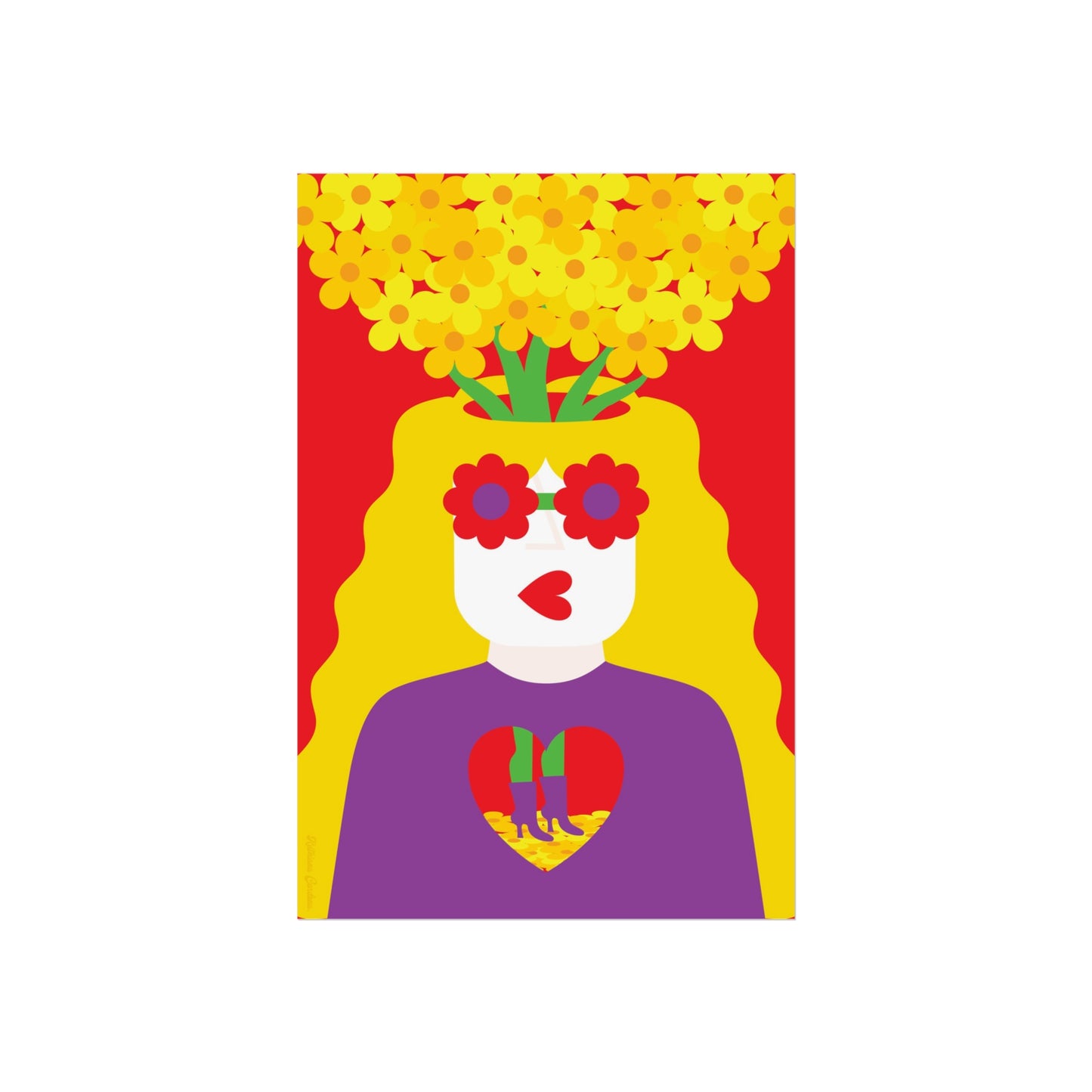 Giclée Fine Art Print  - Tree & Me - Araguaney