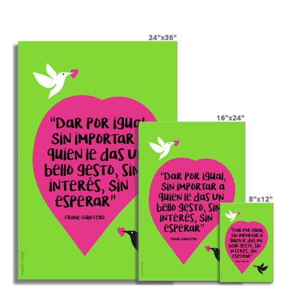 Giclée Fine Art Print - Amor y perdón 