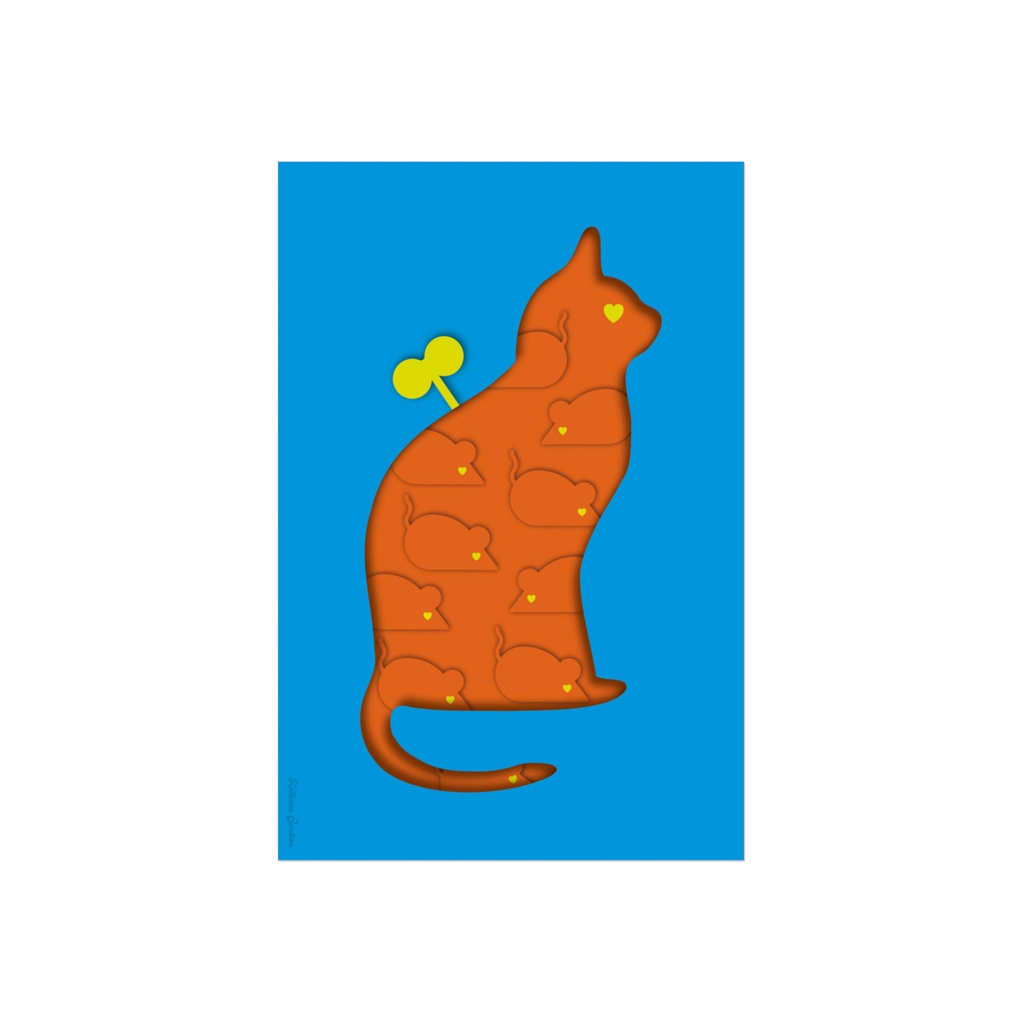 Impresión Giclée Fine Art - Coexistencia azul 