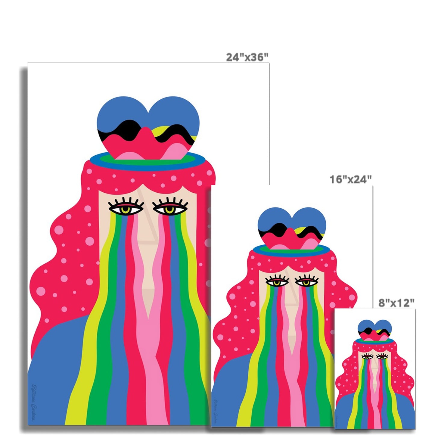 Giclée Fine Art Print  - The Subjects Look, The Objects Gaze -Lady version-