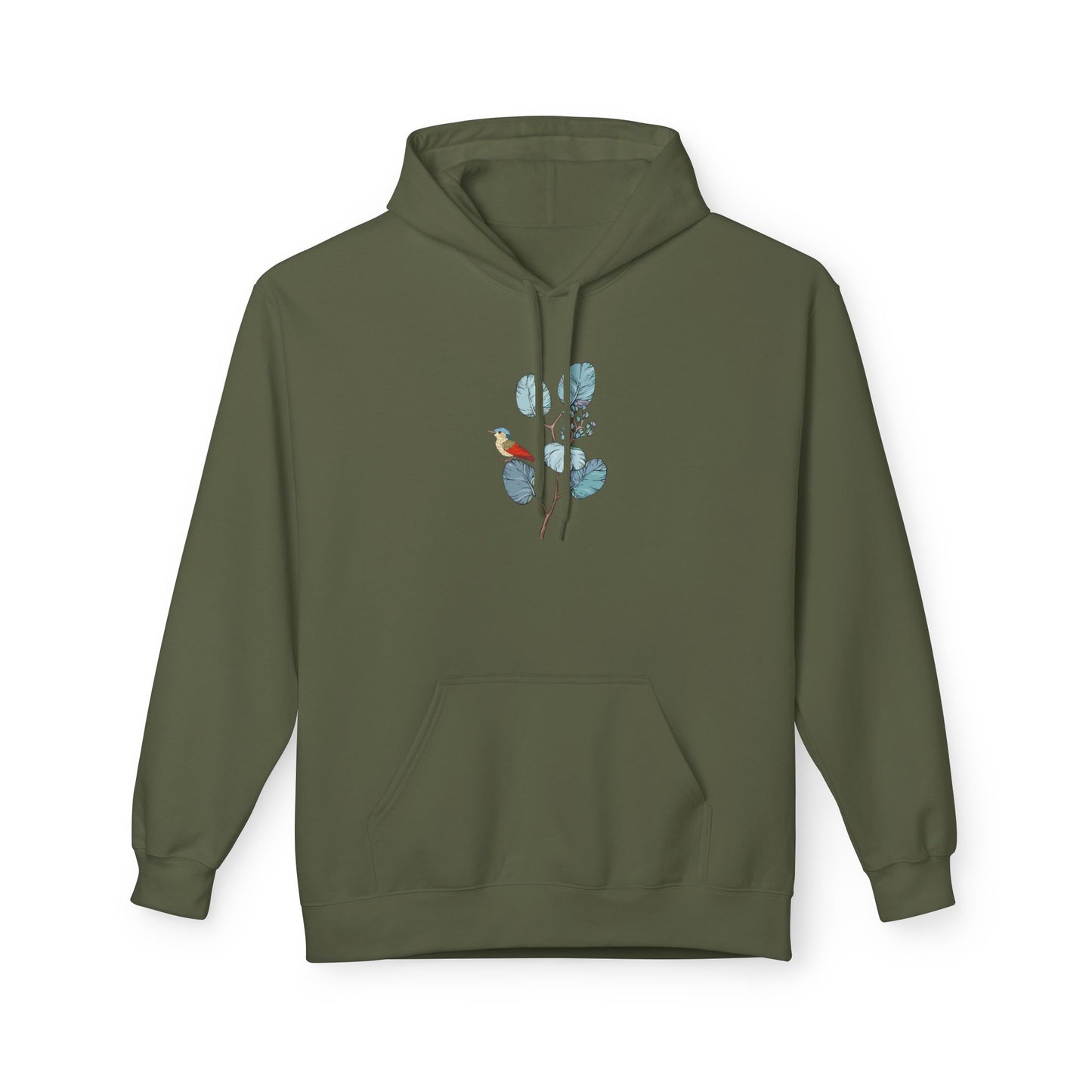 Unisex Midweight Softstyle Fleece Hoodie Vplants - Vogel