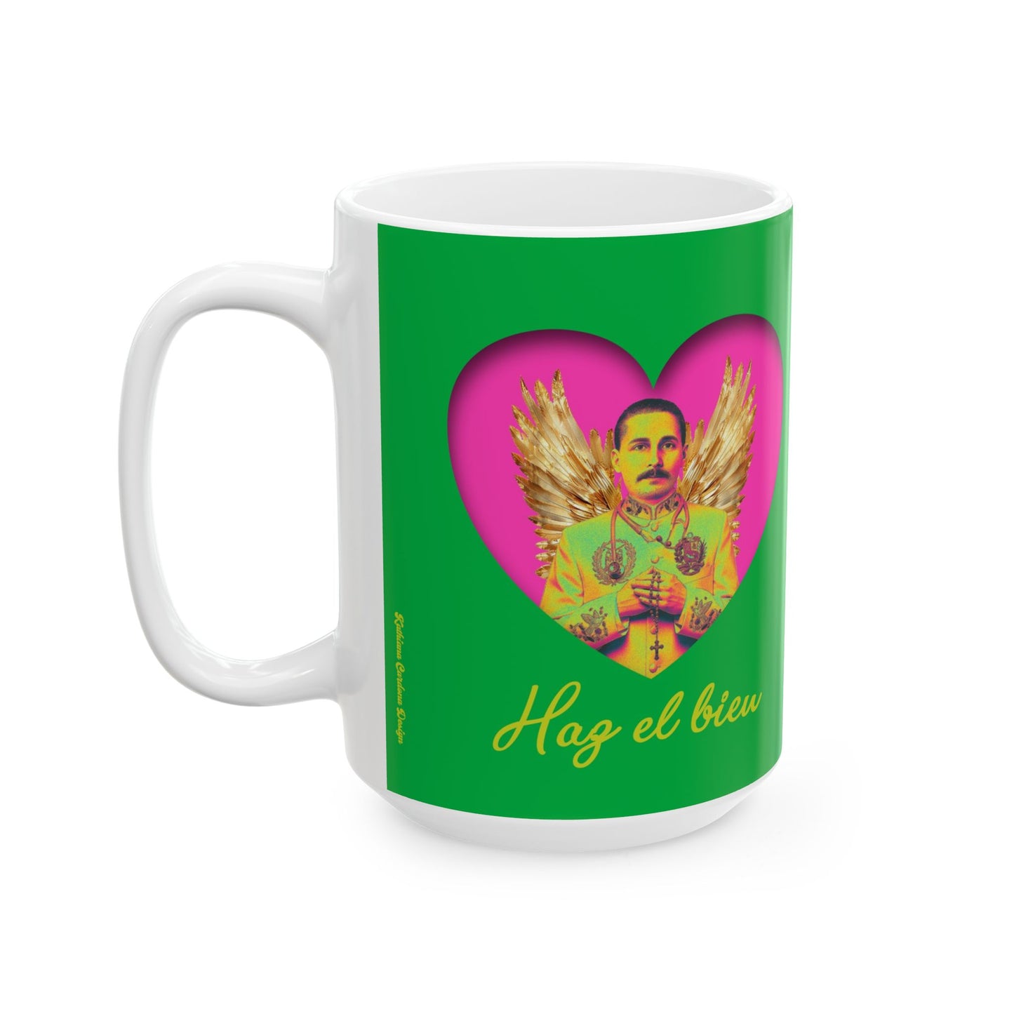 Ceramic Mug, (11oz, 15oz) San José Gregorio Hernández Pop 1