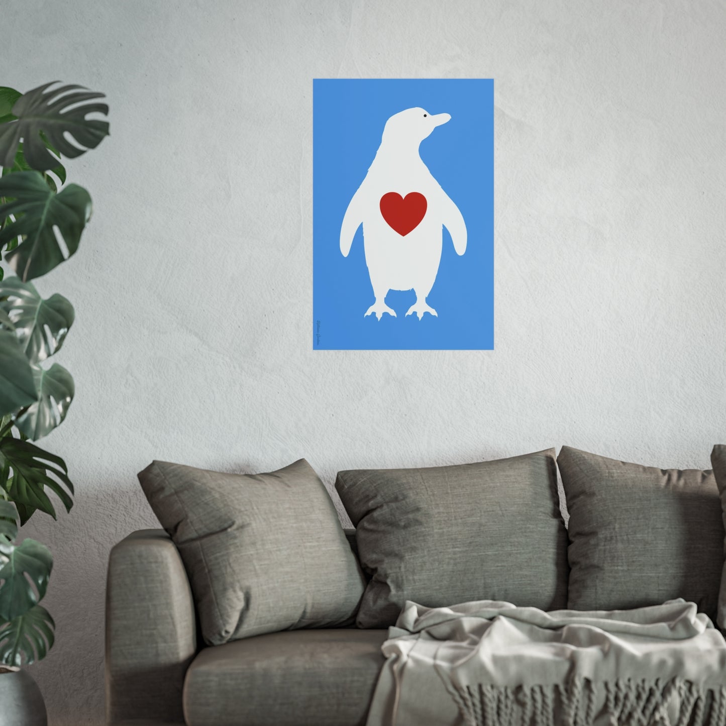 Giclée Fine Art Print - Save them, Penguin Galapagos