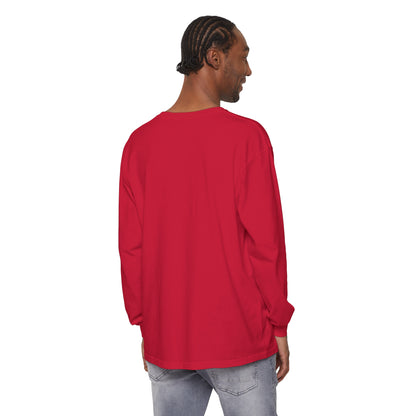Unisex Garment-dyed Long Sleeve T-Shirt assorted images and colors!