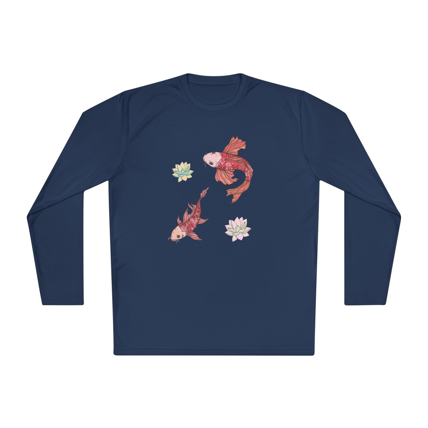 Unisex Langarmshirt Leicht Vplants - Koi
