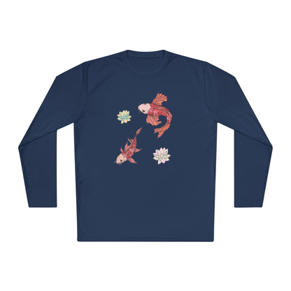 Unisex Langarmshirt Leicht Vplants - Koi