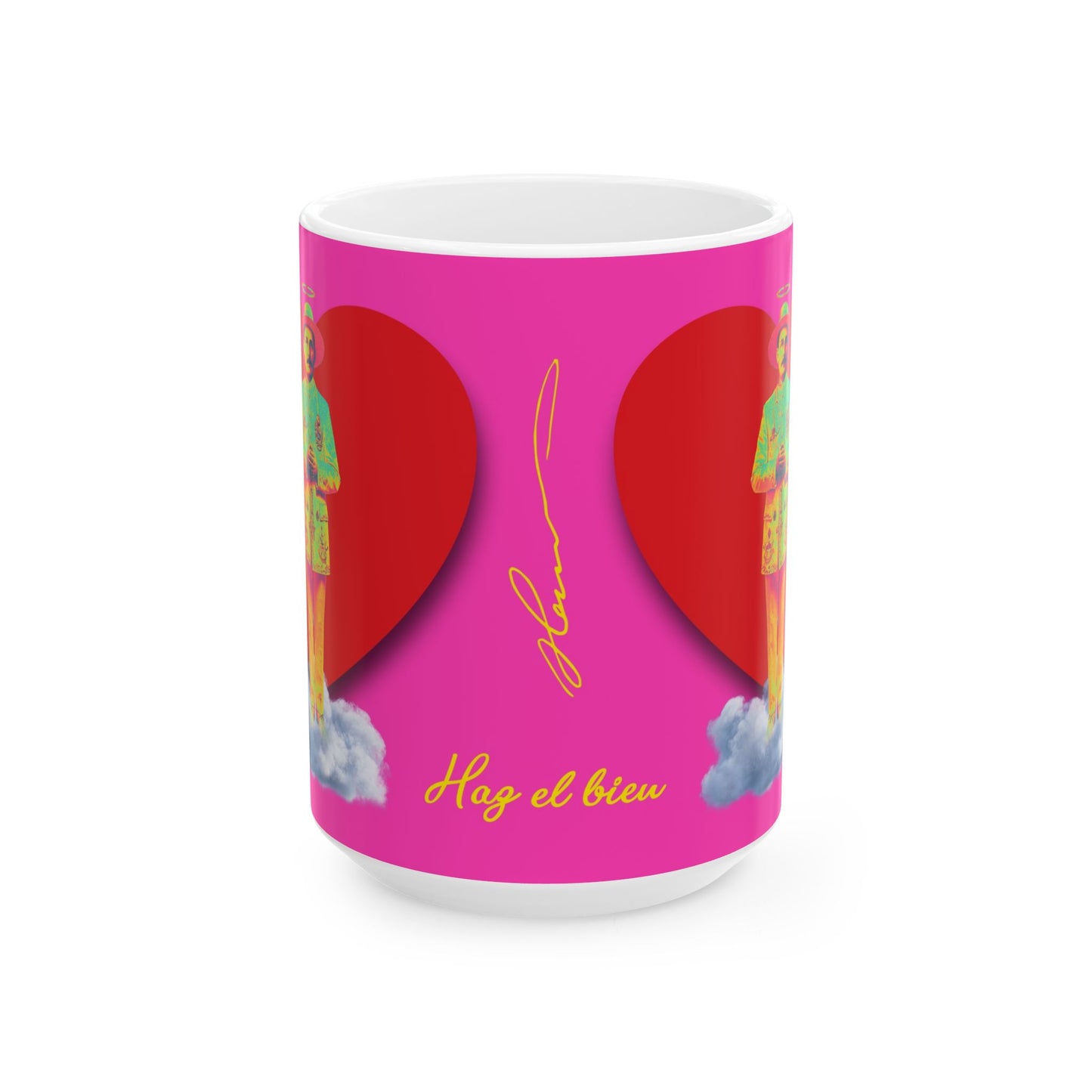 Ceramic Mug, (11oz, 15oz) San José Gregorio Hernández Pop 2