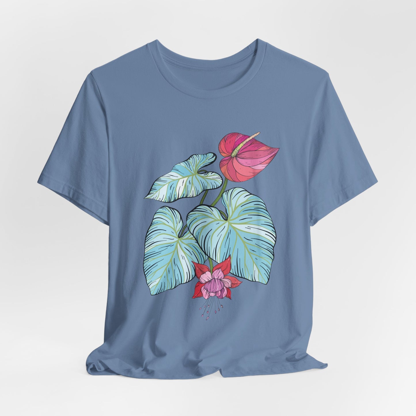 Unisex-Basic-T-Shirt | Bella + Canvas 300 - Vplants - CaLa Monstrera
