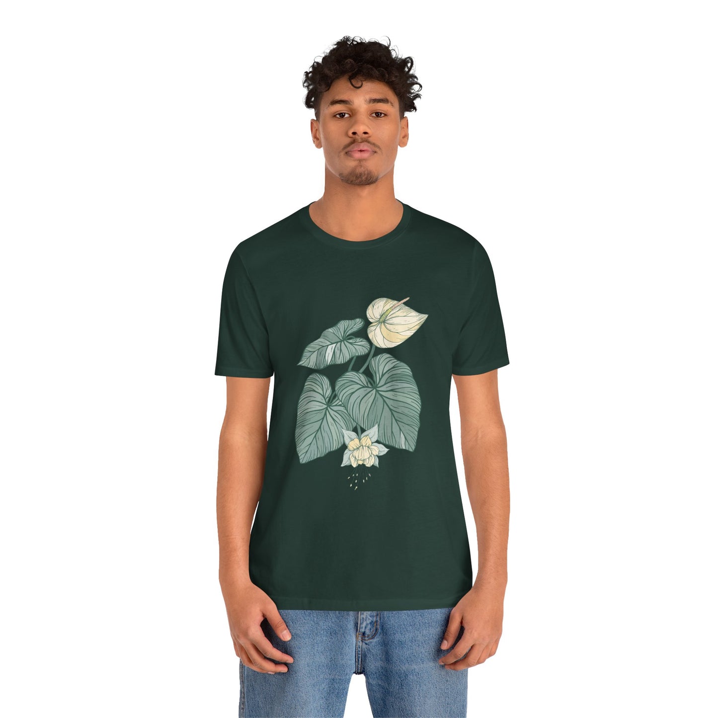 Unisex Basic T-Shirt | Bella + Canvas 300 - Vplants Monstera