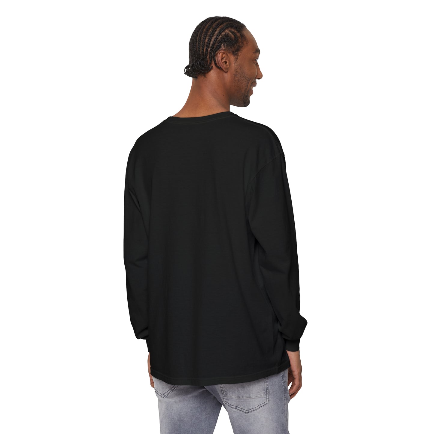 Unisex Garment-dyed Long Sleeve T-Shirt assorted images and colors!