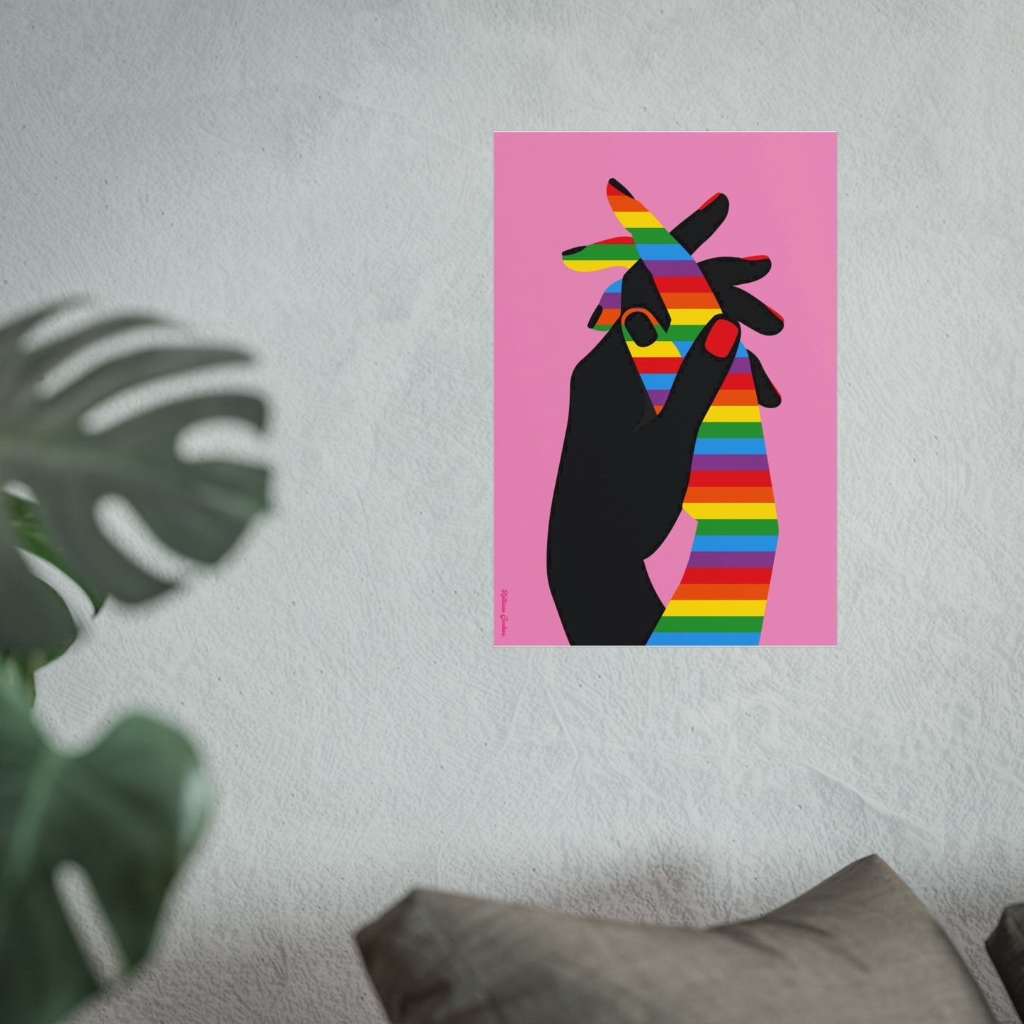 Giclée Fine Art Print - Aceptación Manos Lgbti 