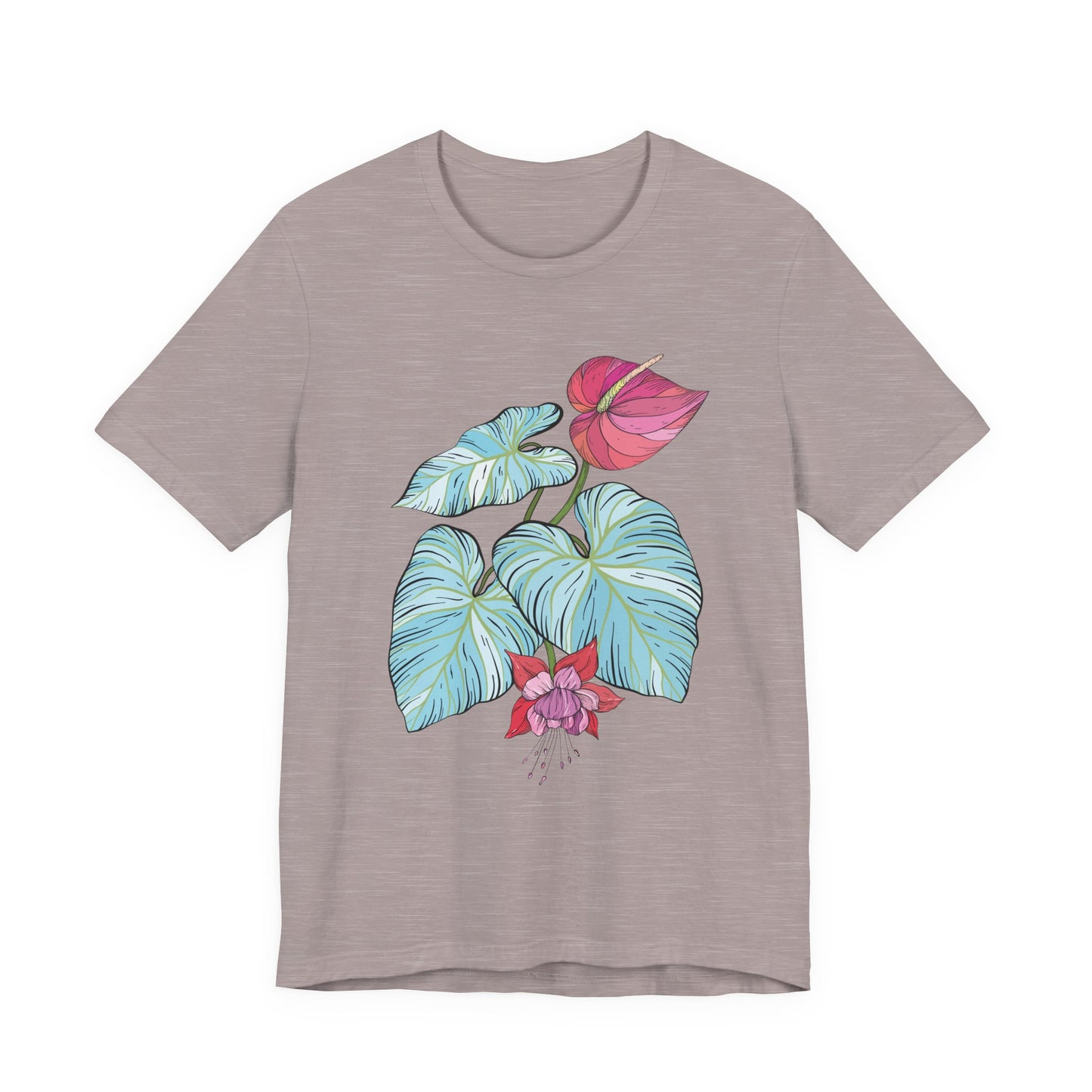 Unisex-Basic-T-Shirt | Bella + Canvas 300 - Vplants - CaLa Monstrera