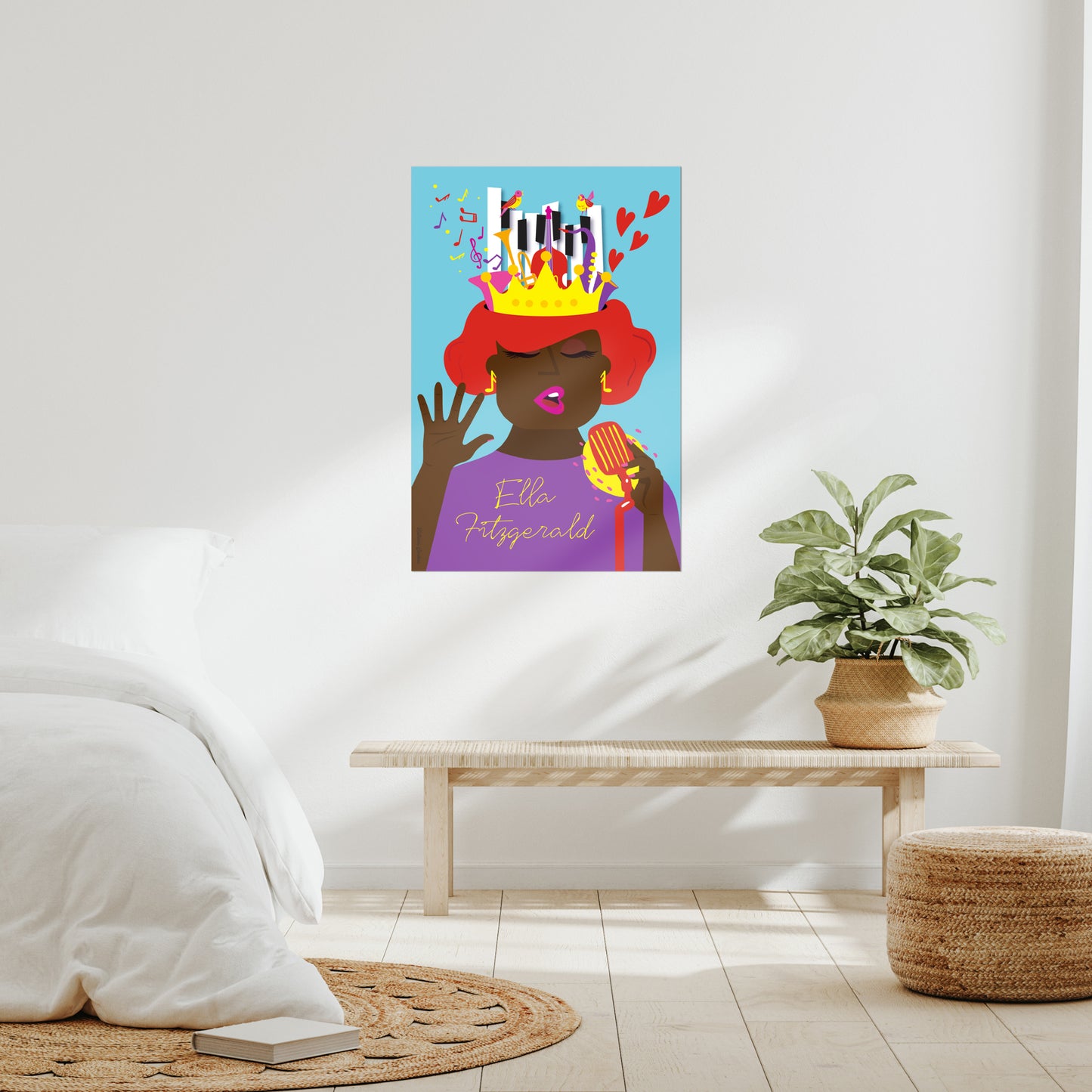 Giclée Fine Art Print - Ella Fitzgerald La Reina del Jazz 