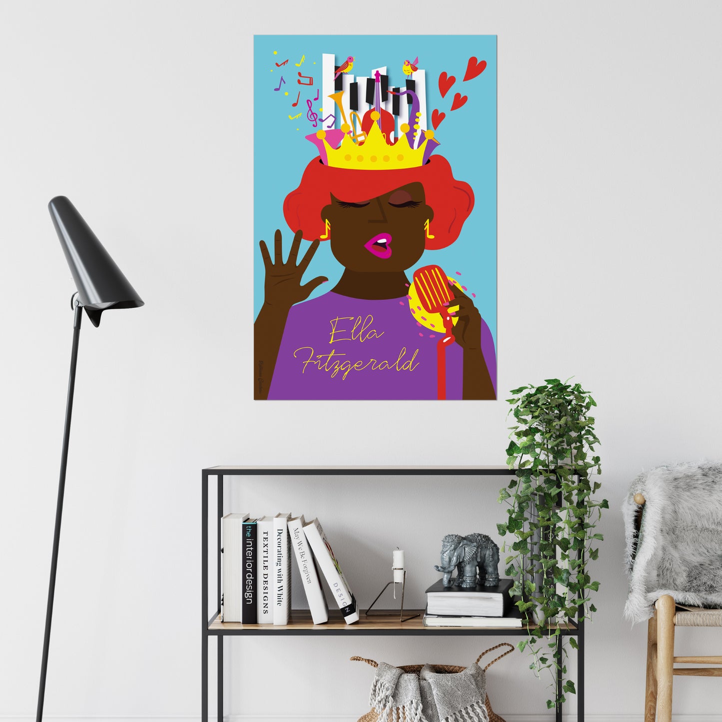 Giclée Fine Art Print - Ella Fitzgerald La Reina del Jazz 