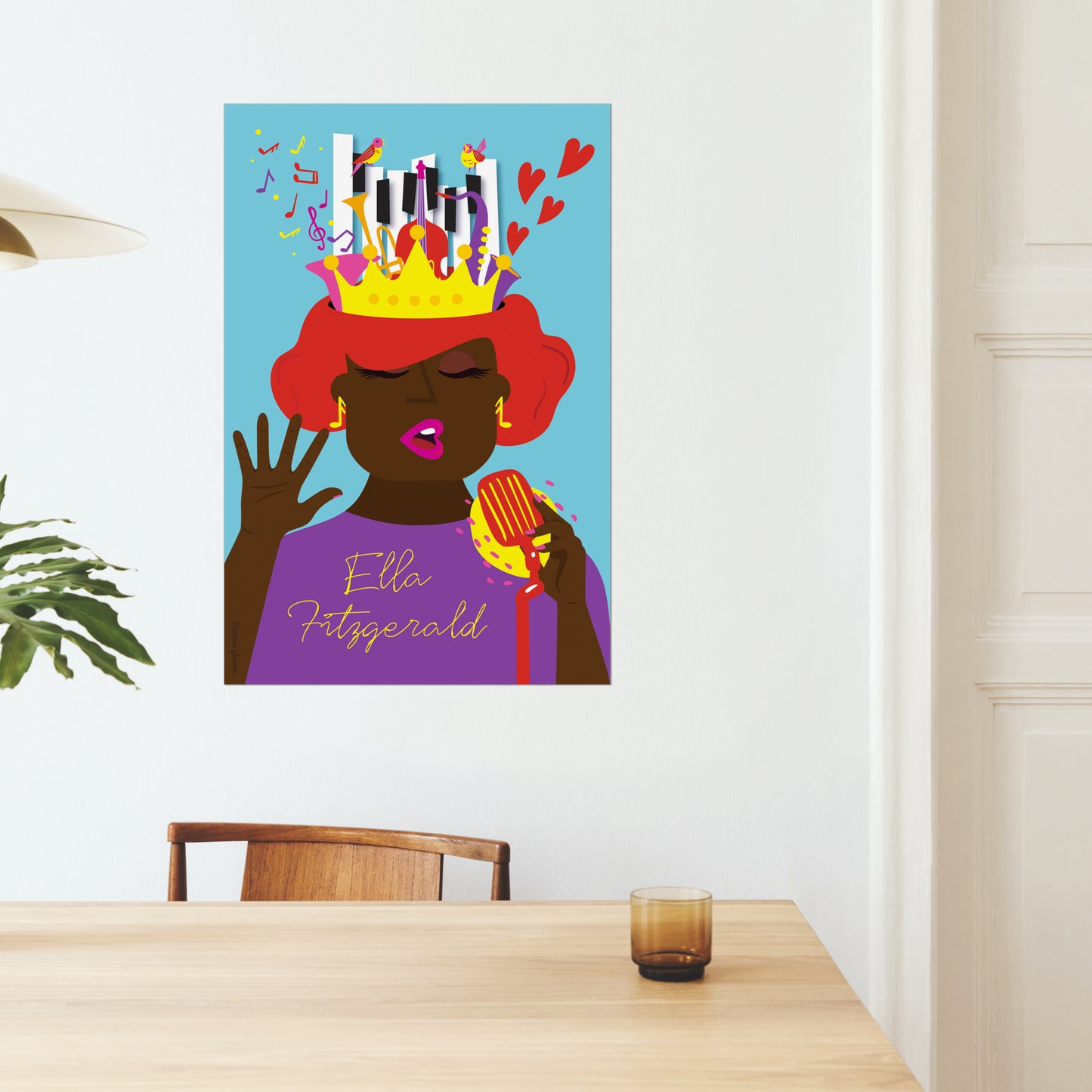 Giclée Fine Art Print - Ella Fitzgerald La Reina del Jazz 
