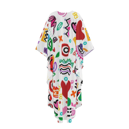 Picasso Style Silk Kaftan