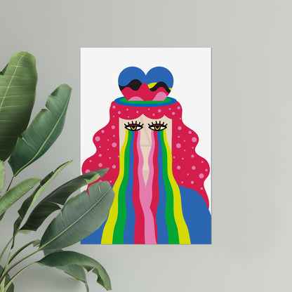 Giclée Fine Art Print  - The Subjects Look, The Objects Gaze -Lady version-