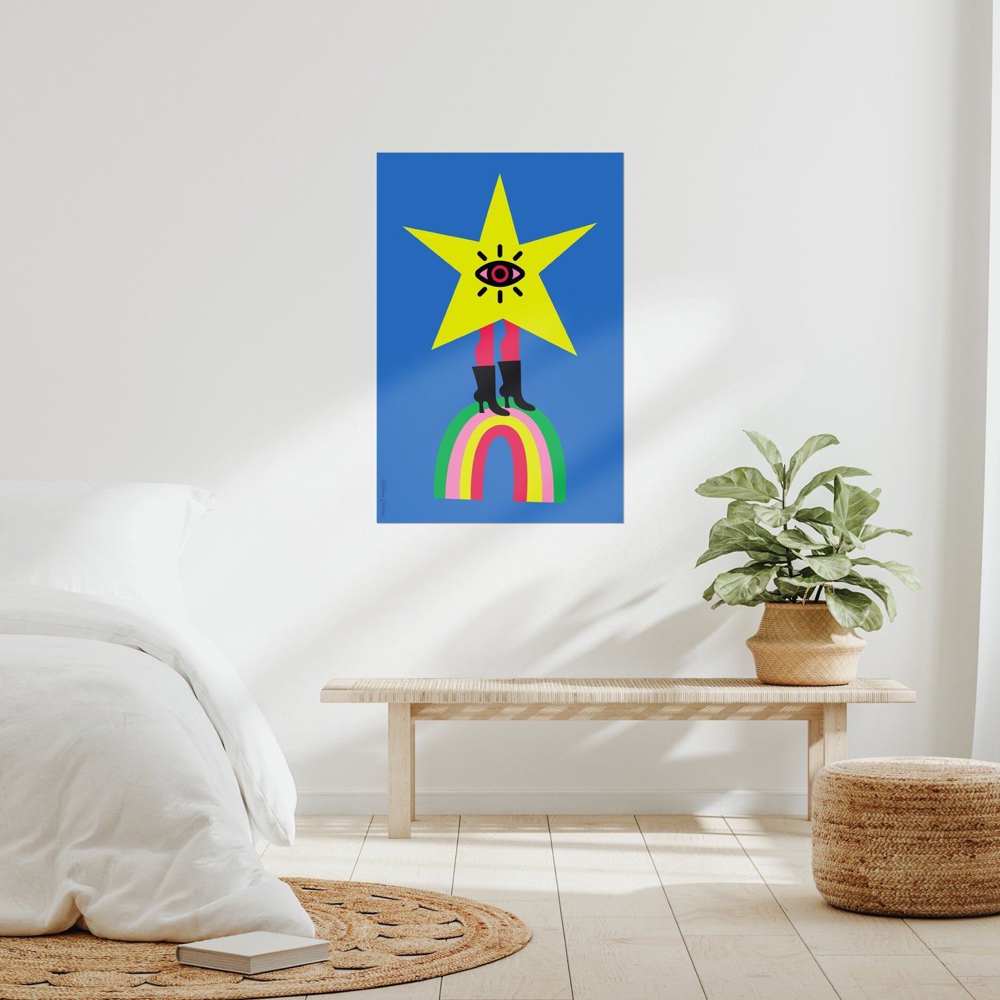 Giclée Fine Art Print  - The Subjects Look, The Objects Gaze -Star version-