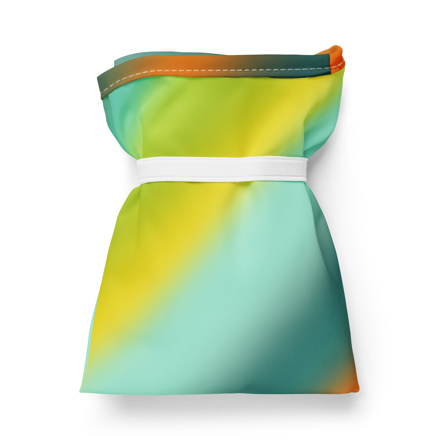 Shopping Bag Gradient Diagonal Stripe green