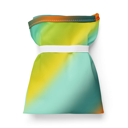 Shopping Bag Gradient Diagonal Stripe green
