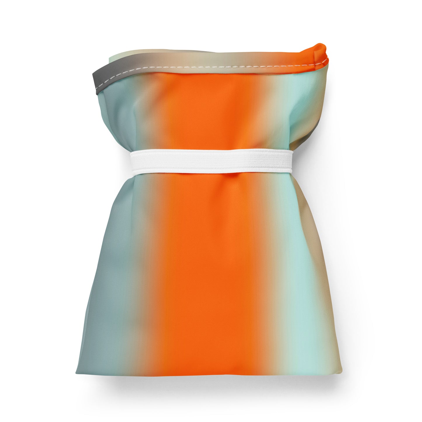 Shopping Bag Blurred Stripe Orange